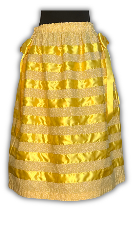 Yellow Monochromatic Skirt