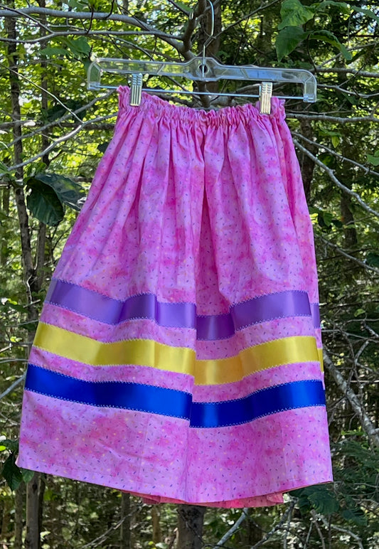 Mini Dragonfly Print Skirt Midsize